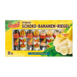 Casali Schoko-Bananen Nikolo & Krampus Riegel