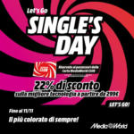 Media World Single's Day da MediaWorld! - al 11.11.2024