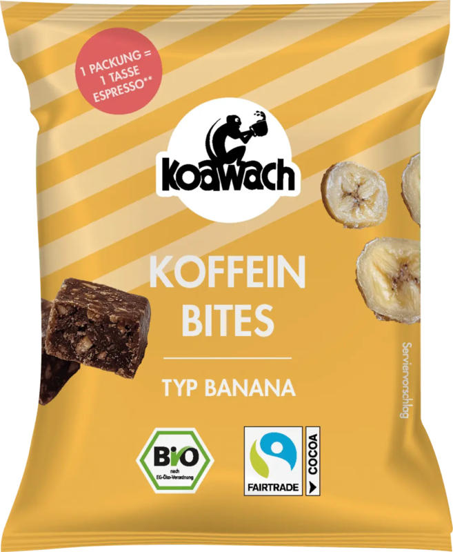 koawach Koffein Bites Banana