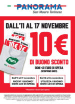 Panorama Buono sconto 10 euro - al 17.11.2024