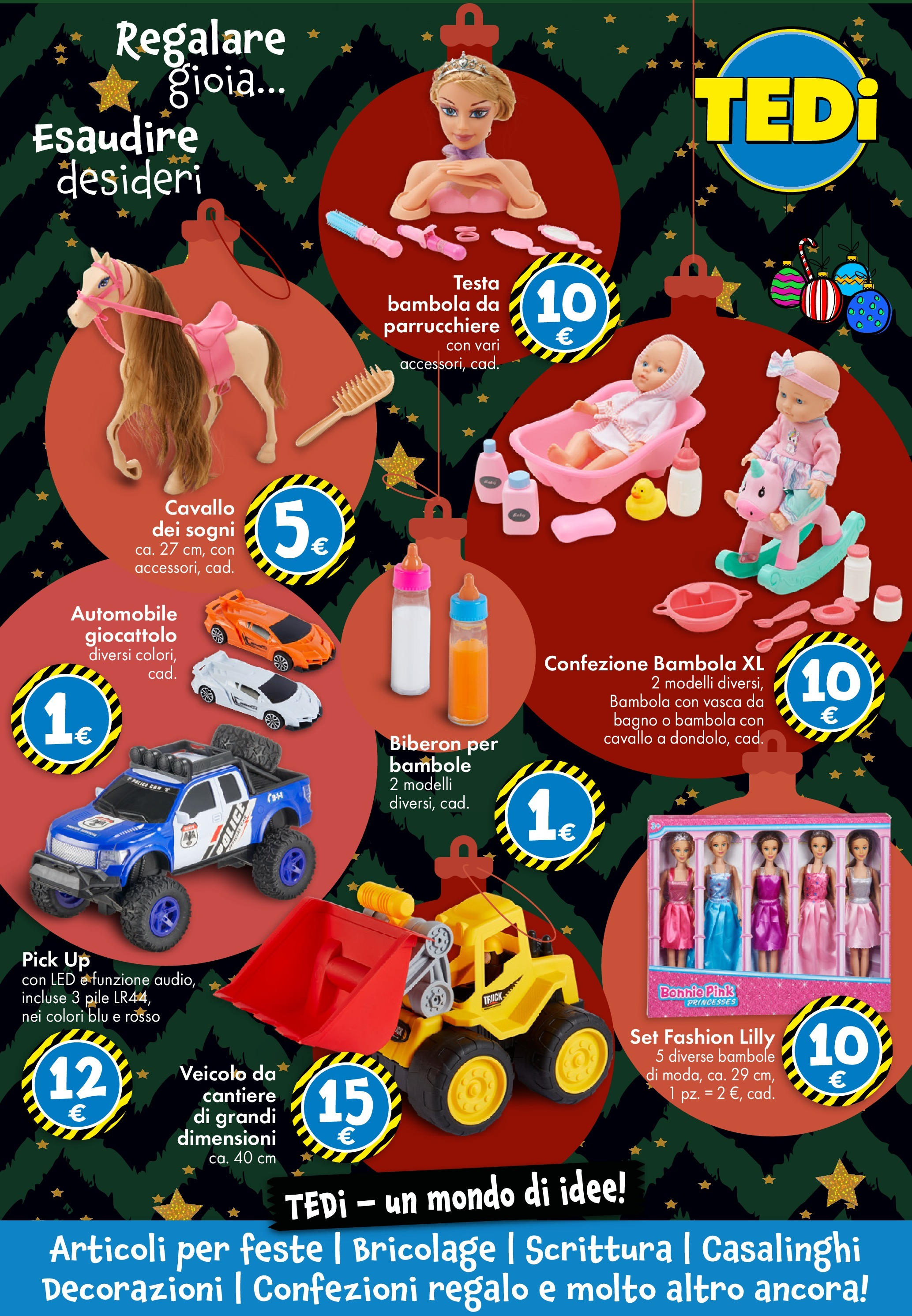 TEDi Volantino dal 10/11 > Offerte NATALE 2024 🎁🎄 | Pagina: 12 | Prodotti: Pile, Biberon, Bagno, Decorazioni