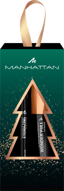 MANHATTAN Cosmetics Geschenkset Mascara Wonder'full Black & Kajal Eyemazing 1010N Black