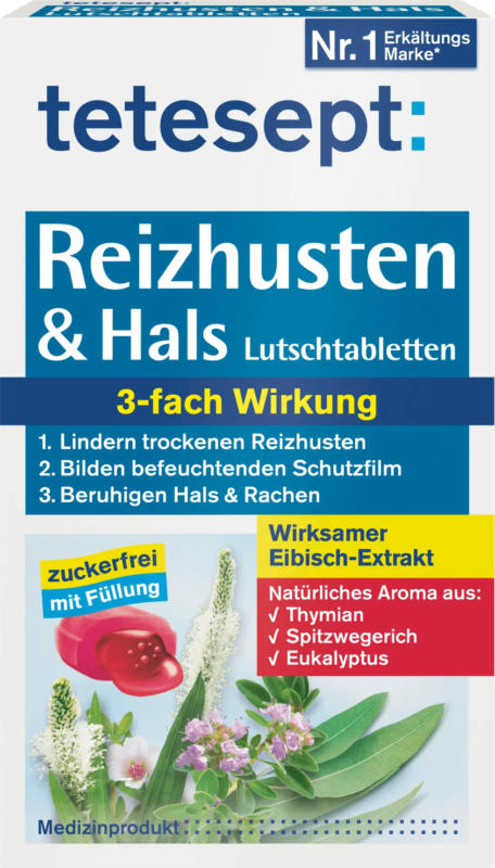 tetesept Reizhusten & Hals Lutschtabletten