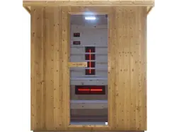 Sanotechnik F30200 LAHTI Außensauna für 6 Personen (6 kW)