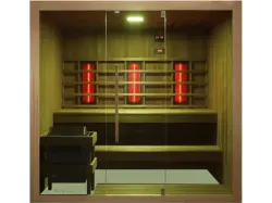 Sanotechnik F70150 KOTKA Sauna und Infrarotkabine 4-5 Personen (6 kW)