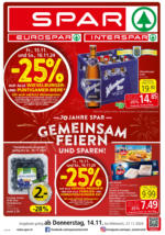 SPAR Supermarkt SPAR: Angebote - bis 27.11.2024