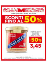 Granmercato Sconti fino al 50% - al 27.11.2024