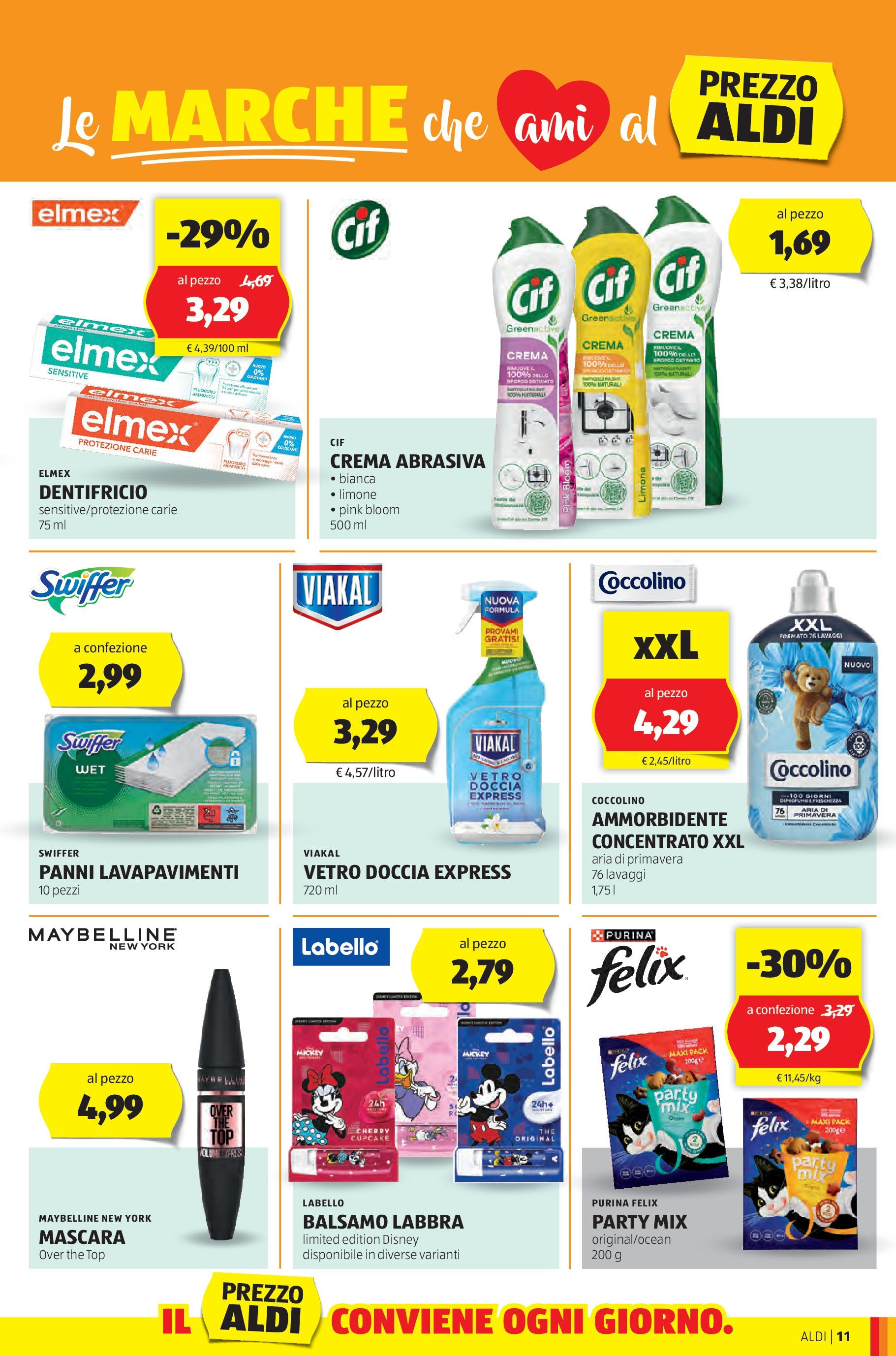 Aldi volantino dal 17/11 > BLACK FRIDAY 2024 | Pagina: 11 | Prodotti: Mascara, Ammorbidente, Limone, The