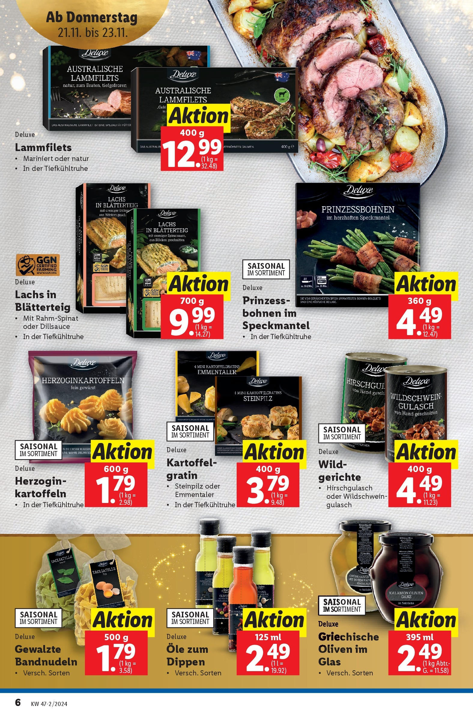 Lidl Flugblatt - Jenbach, Eferding, Dornbirn ab 21.11.2024 - Angebote ab donnerstag | Seite: 6 | Produkte: Kartoffeln