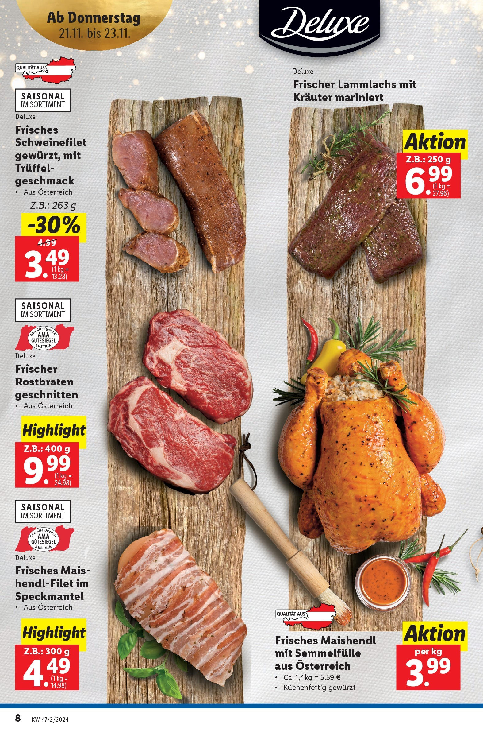 Lidl Flugblatt - Jenbach, Eferding, Dornbirn ab 21.11.2024 - Angebote ab donnerstag | Seite: 8