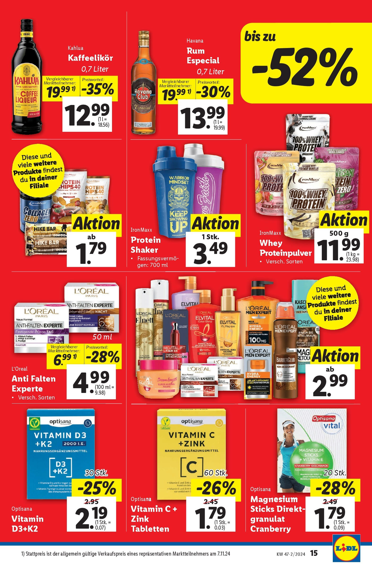 Lidl Flugblatt - Jenbach, Eferding, Dornbirn ab 21.11.2024 - Angebote ab donnerstag | Seite: 15 | Produkte: Chips, Haarspray, Duschgel, Deodorant