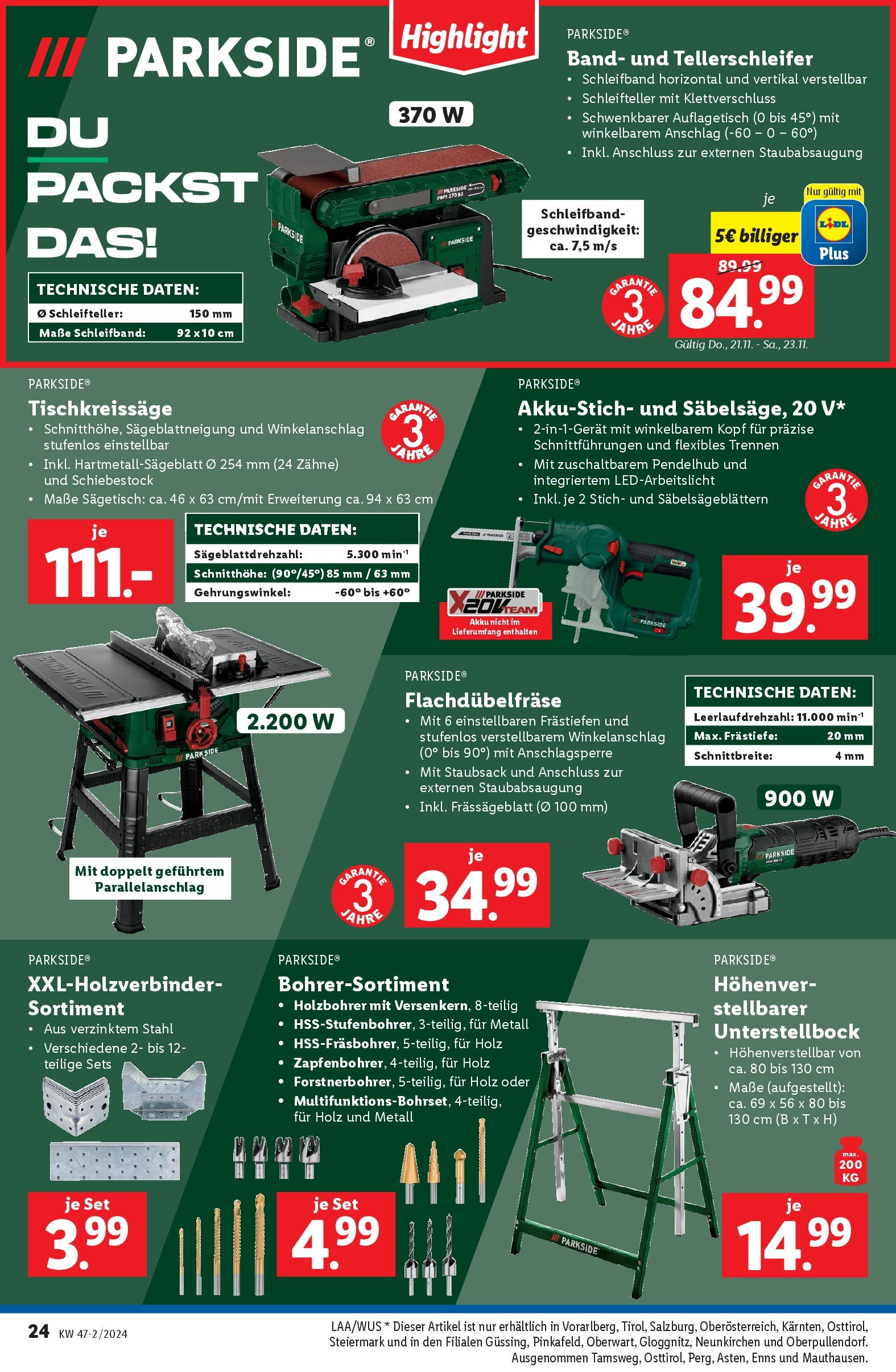 Lidl Flugblatt - Jenbach, Eferding, Dornbirn ab 21.11.2024 - Angebote ab donnerstag | Seite: 26