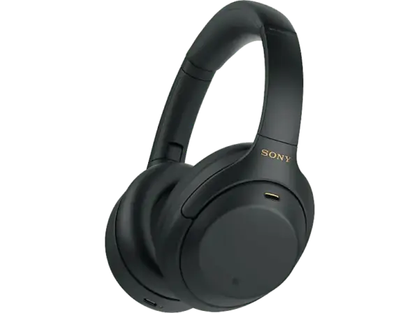 Sony Bluetooth Kopfhörer WH-1000XM4 mit Geräuschminimierung, schwarz