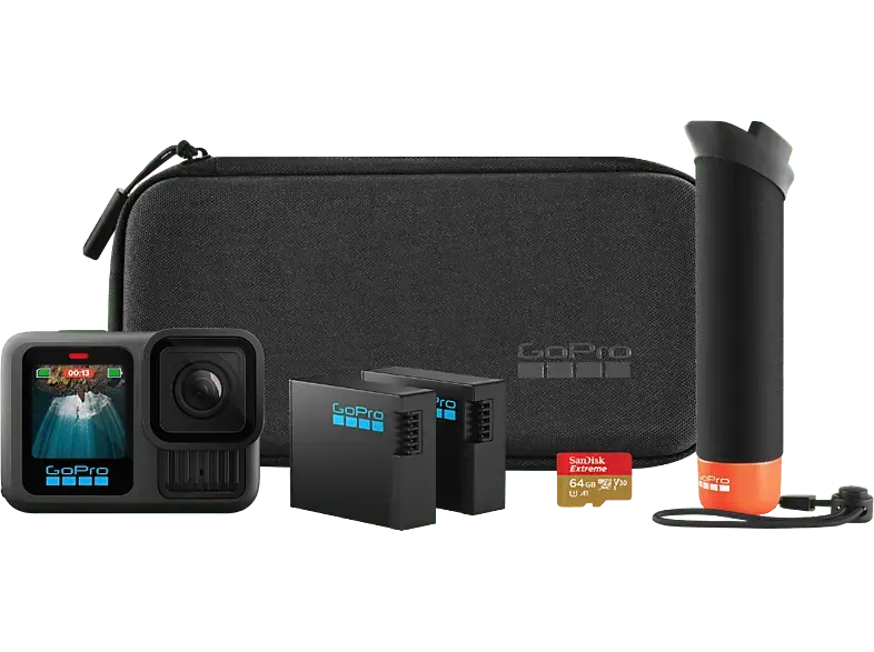 GoPro Hero13 Black Action Cam - Zubehör-Bundle