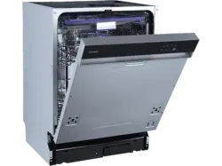 Koenic KDW 6031 B BI Geschirrspüler (Einbaugerät, Besteckkorb + Besteckschublade, 597 mm breit, 40 dB(A), B)