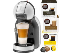 Krups KP123B.HB24.1AT Dolce Gusto Mini Me Kapselmaschine inkl. 48 Kaffeekapseln. Arctic Grey/Schwarz