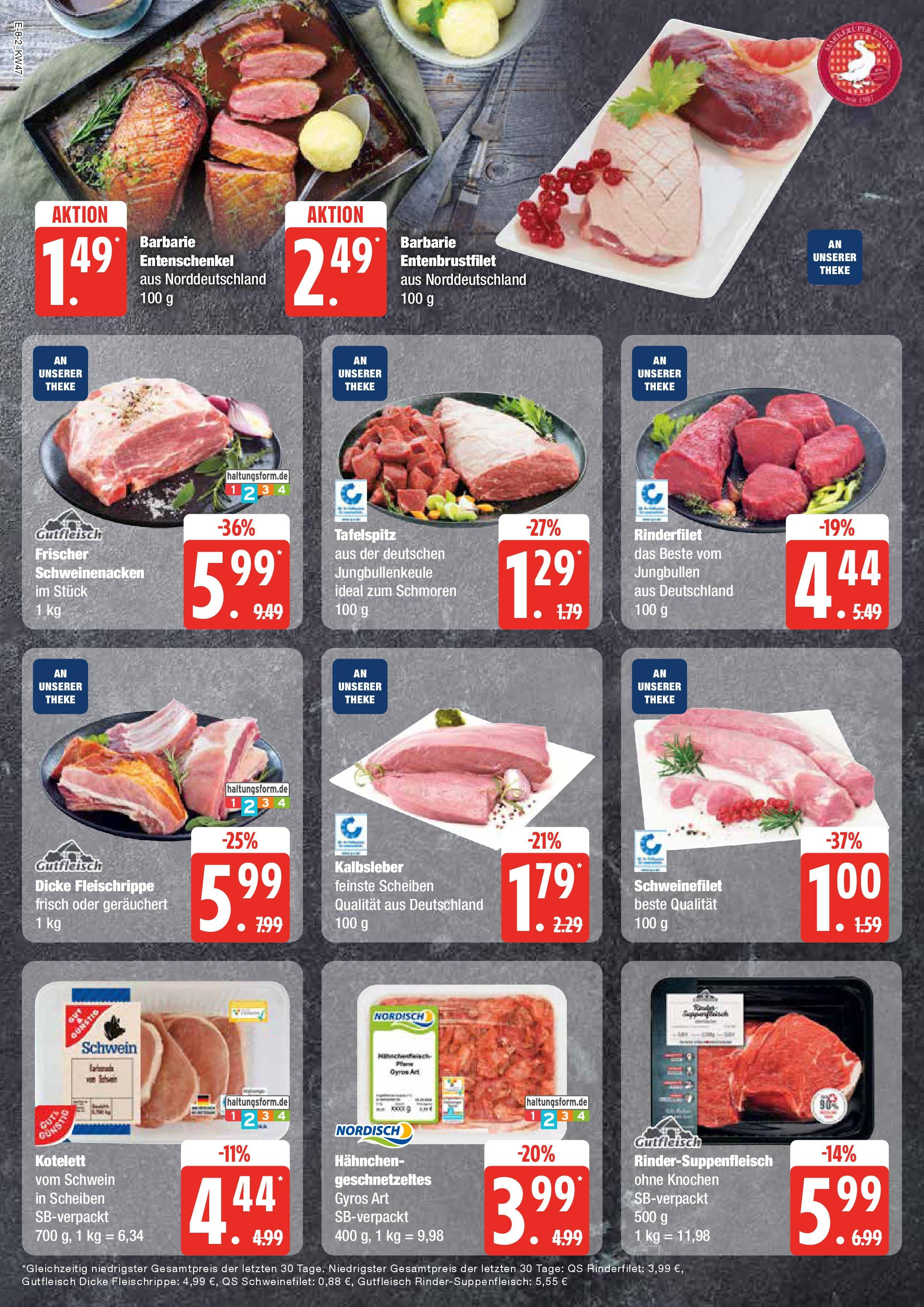 Edeka - EDEKA: Wochenangebote (ab 17.11.2024) » Angebote Online | Seite: 8 | Produkte: Tafelspitz, Hahnchen, Theke, Gyros