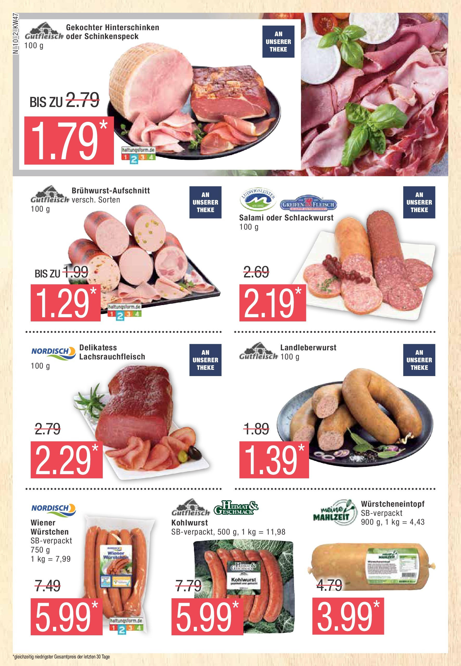 Marktkauf - Prenzlau, Seelübber Weg 3 (ab 18.11.2024) » Angebote online | Seite: 10 | Produkte: Theke, Salami, Fleisch