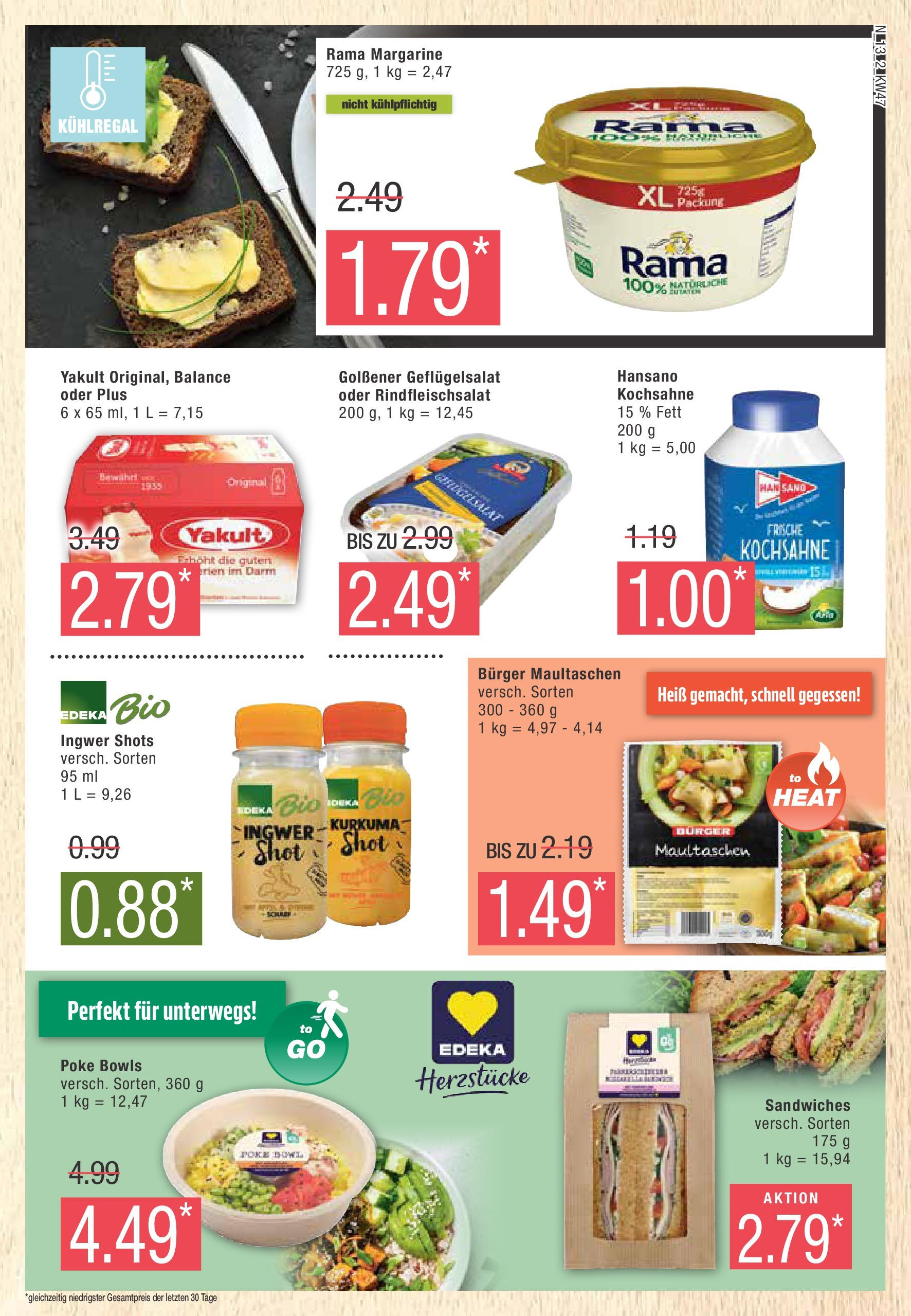 Marktkauf - Prenzlau, Seelübber Weg 3 (ab 18.11.2024) » Angebote online | Seite: 13 | Produkte: Margarine, Rama, Burger, Maultaschen