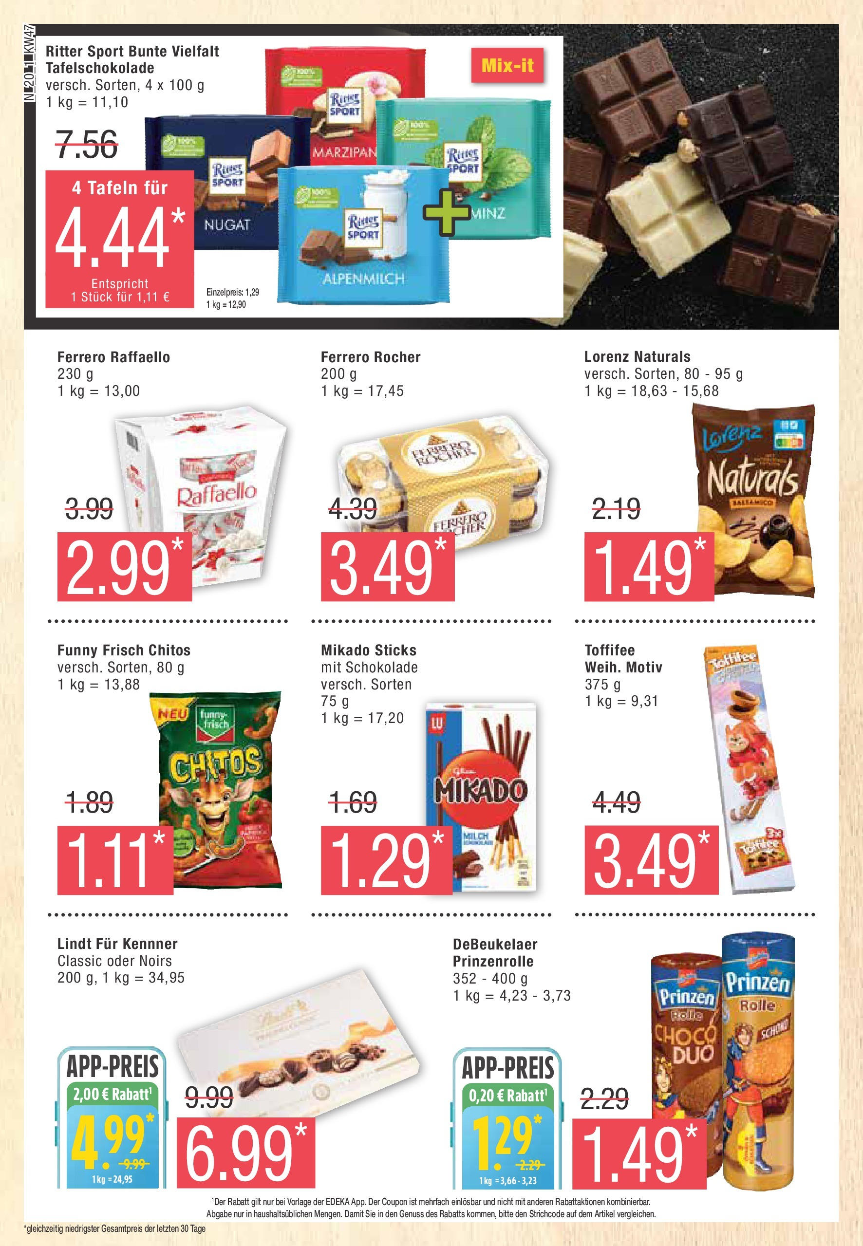 Marktkauf - Buxtehude, Bahnhofstraße 4 (ab 18.11.2024) » Angebote online | Seite: 20 | Produkte: Raffaello, Ferrero rocher, Funny frisch, Toffifee