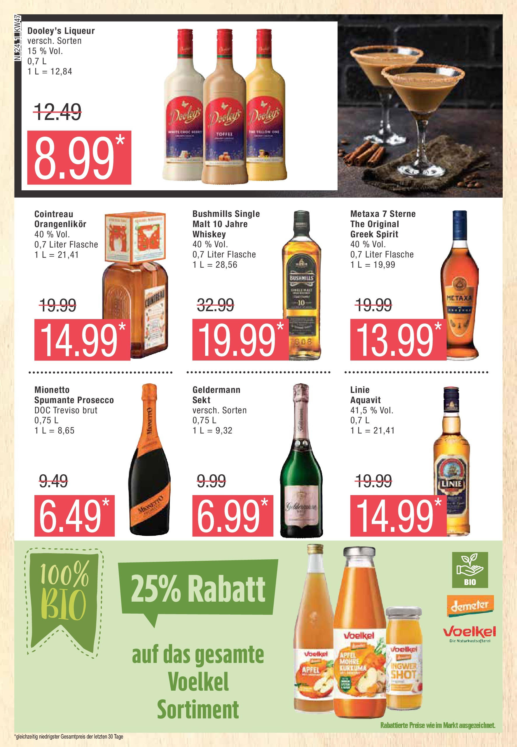 Marktkauf - Buxtehude, Bahnhofstraße 4 (ab 18.11.2024) » Angebote online | Seite: 24 | Produkte: Äpfel, Metaxa, Prosecco, Whiskey