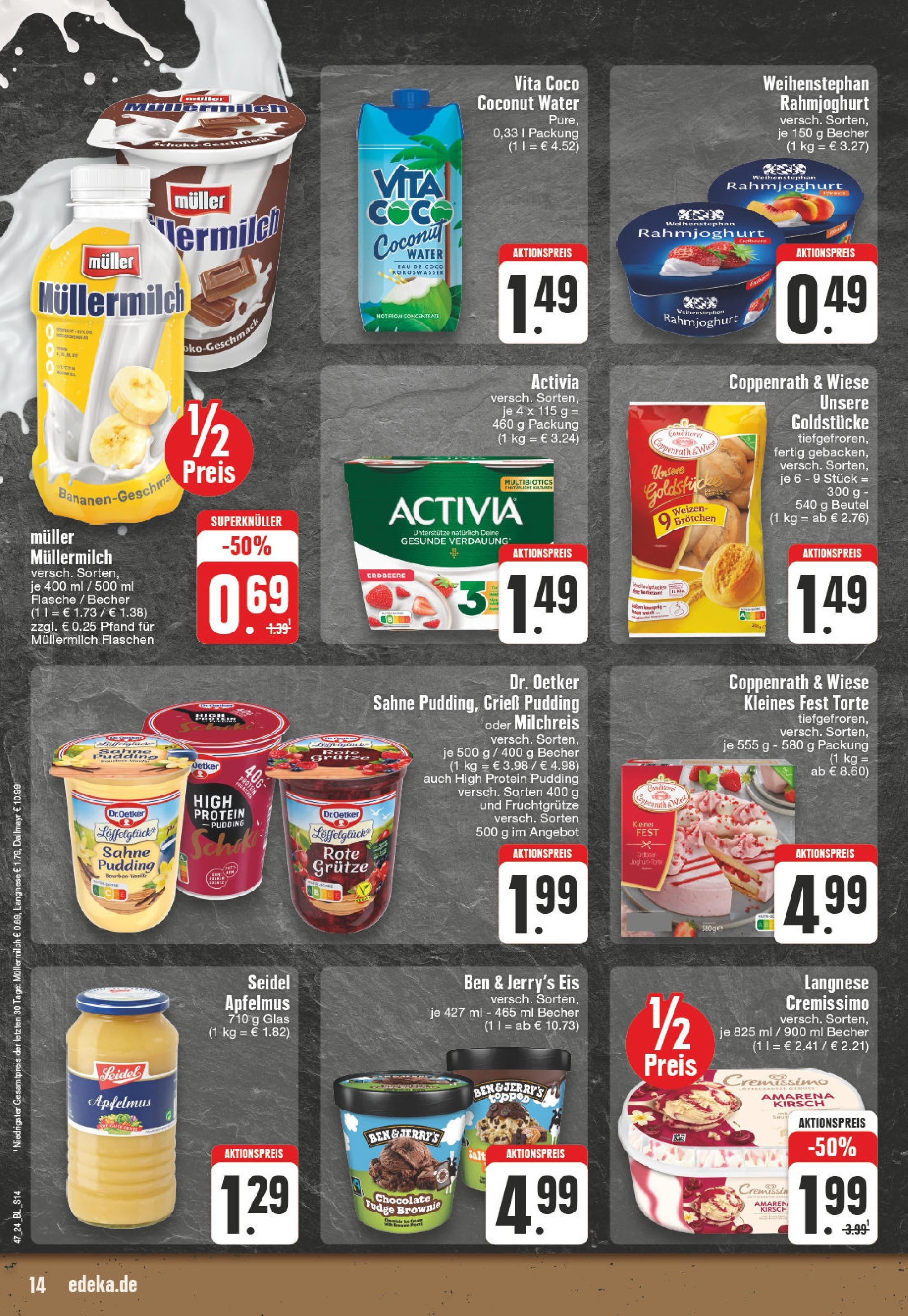 %pobočka% (ab 17.11.2024) » Angebote Online | Seite: 14 | Produkte: Langnese, Cremissimo, Ben & Jerry's, Sahne