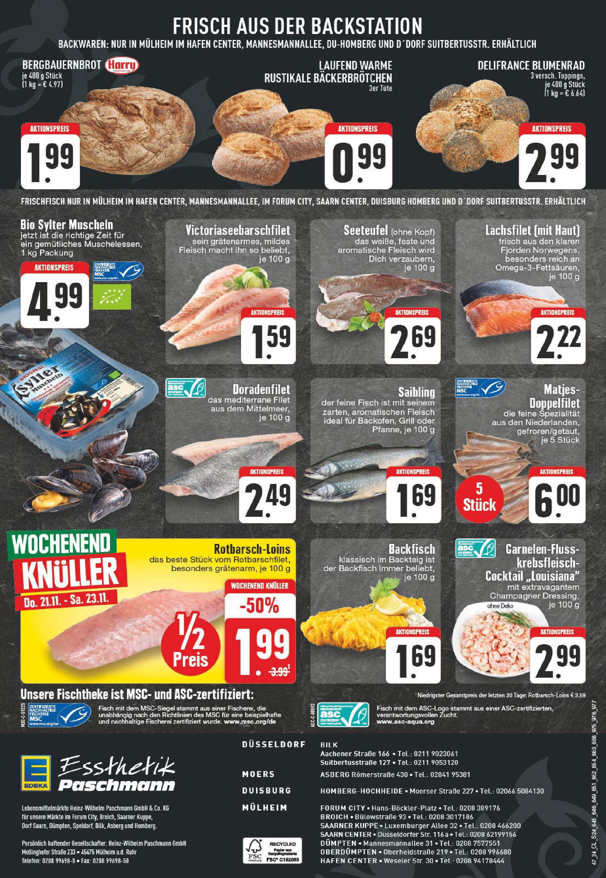 Edeka - EDEKA: Wochenangebote (ab 17.11.2024) » Angebote Online | Seite: 24 | Produkte: Grill, Dressing, Fisch, Fleisch