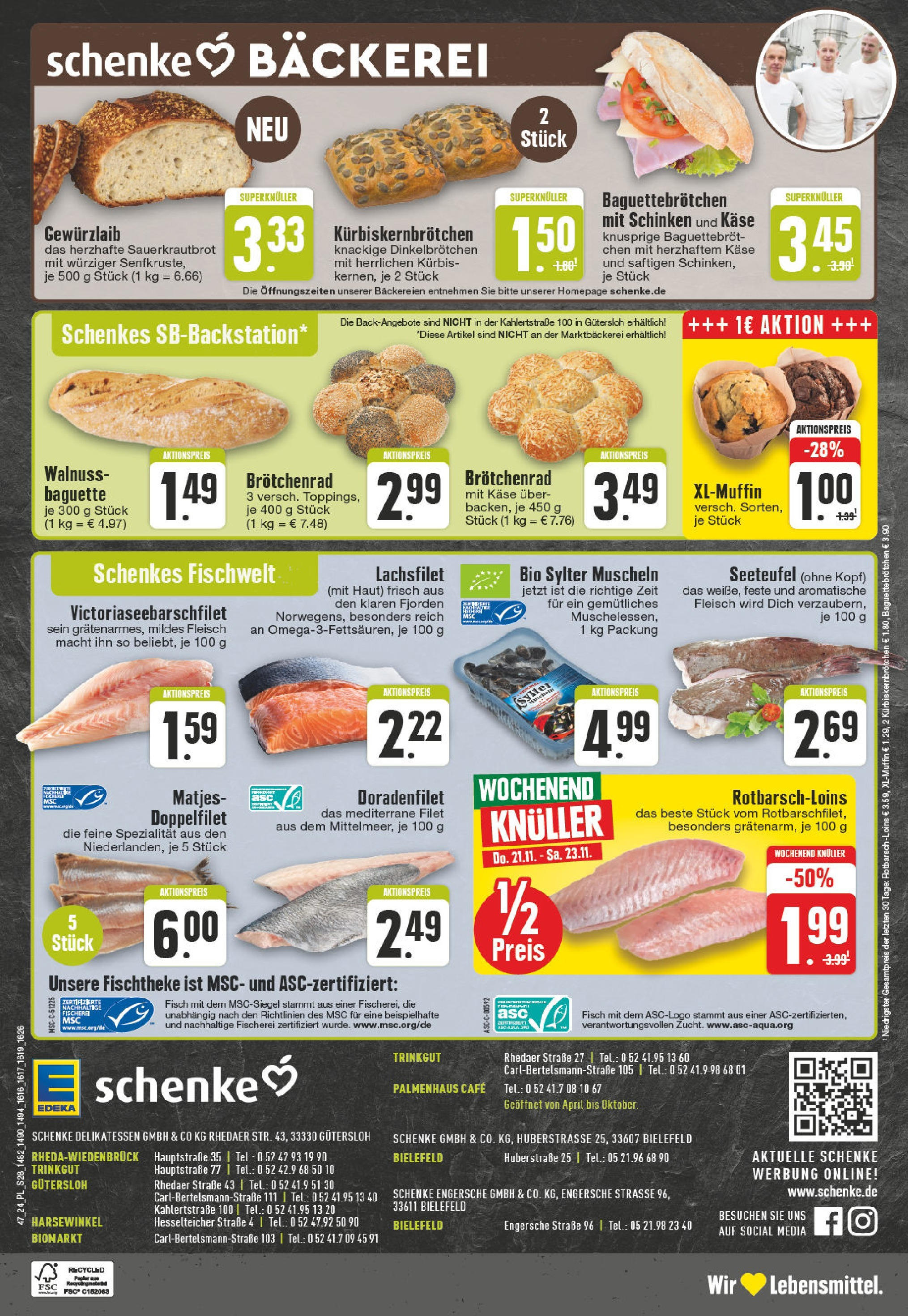 Edeka - E center: Wochenangebote (ab 17.11.2024) » Angebote Online | Seite: 28 | Produkte: Käse, Fisch, Schinken, Fleisch