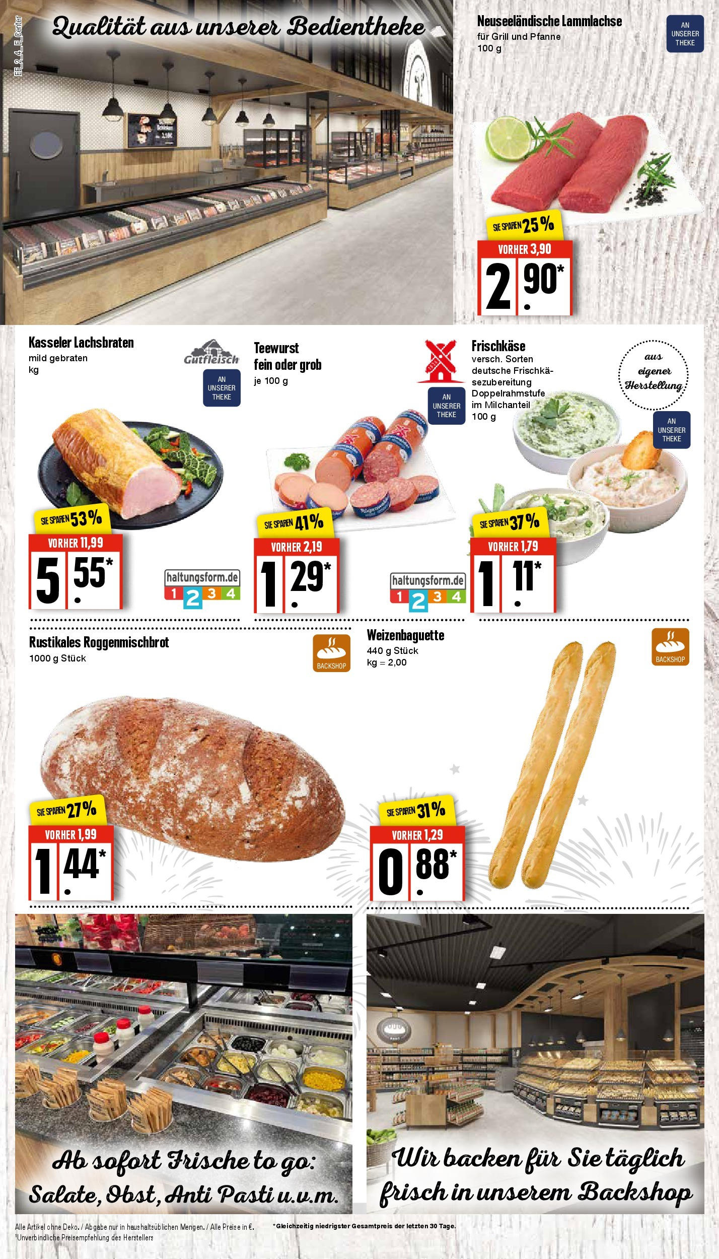 Edeka - EDEKA: Wochenangebote (ab 17.11.2024) » Angebote Online | Seite: 2 | Produkte: Grill, Theke, Frischkase