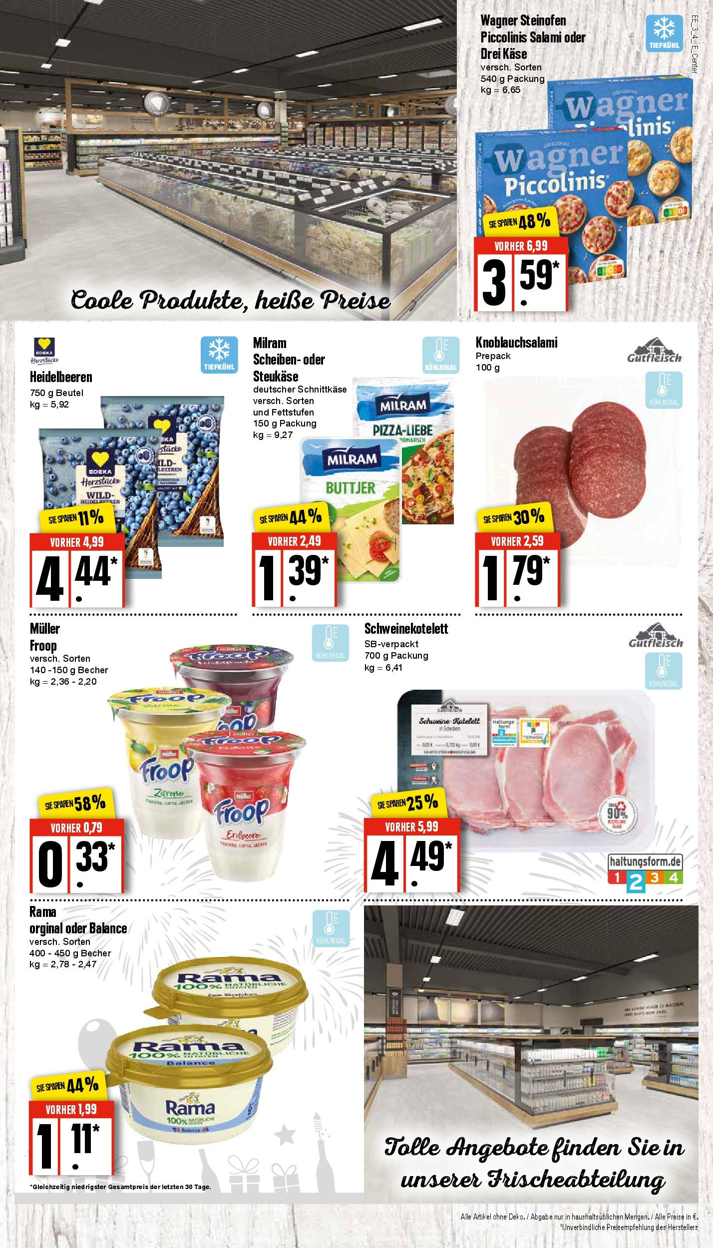 Edeka - EDEKA: Wochenangebote (ab 17.11.2024) » Angebote Online | Seite: 3 | Produkte: Milram, Zitrone, Piccolinis, Fleisch