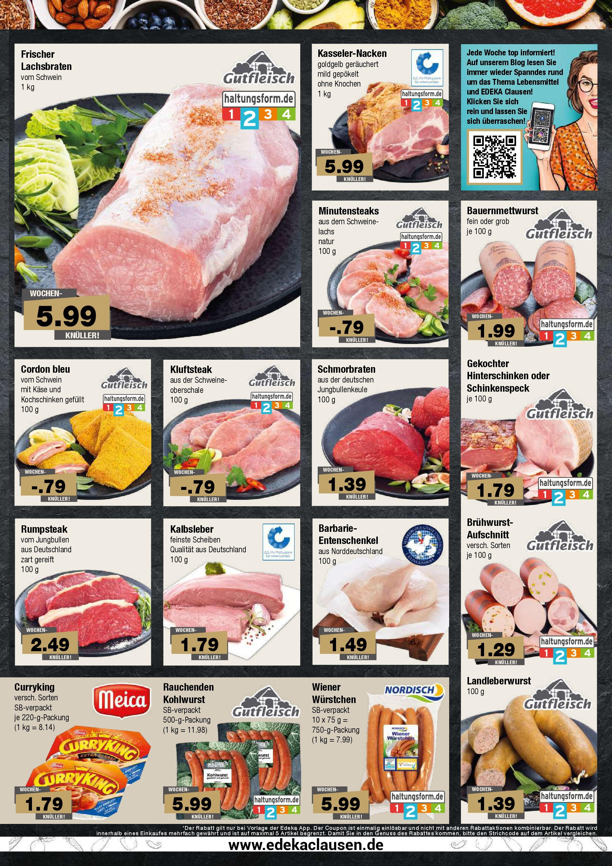 Edeka - EDEKA: Wochenangebote (ab 17.11.2024) » Angebote Online | Seite: 3 | Produkte: Top, Wiener wurstchen, Meica, Wurst