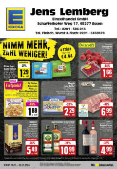 Edeka - EDEKA: Wochenangebote - gültig ab dem 17.11.2024 | Seite: 1 | Produkte: Ristorante, Fisch, Wurst, Doppio Passo