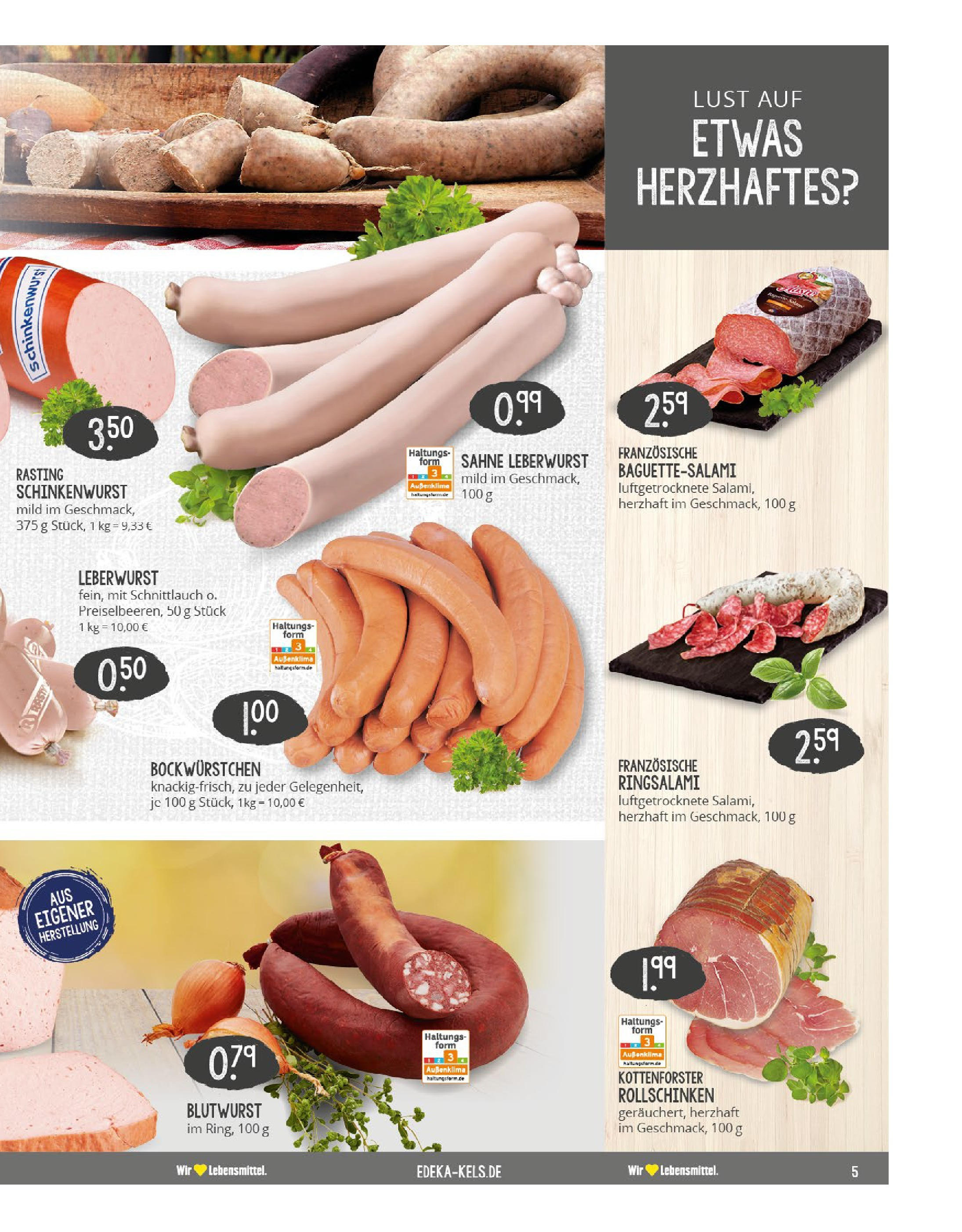 Edeka - EDEKA: Wochenangebote (ab 17.11.2024) » Angebote Online | Seite: 5 | Produkte: Sahne