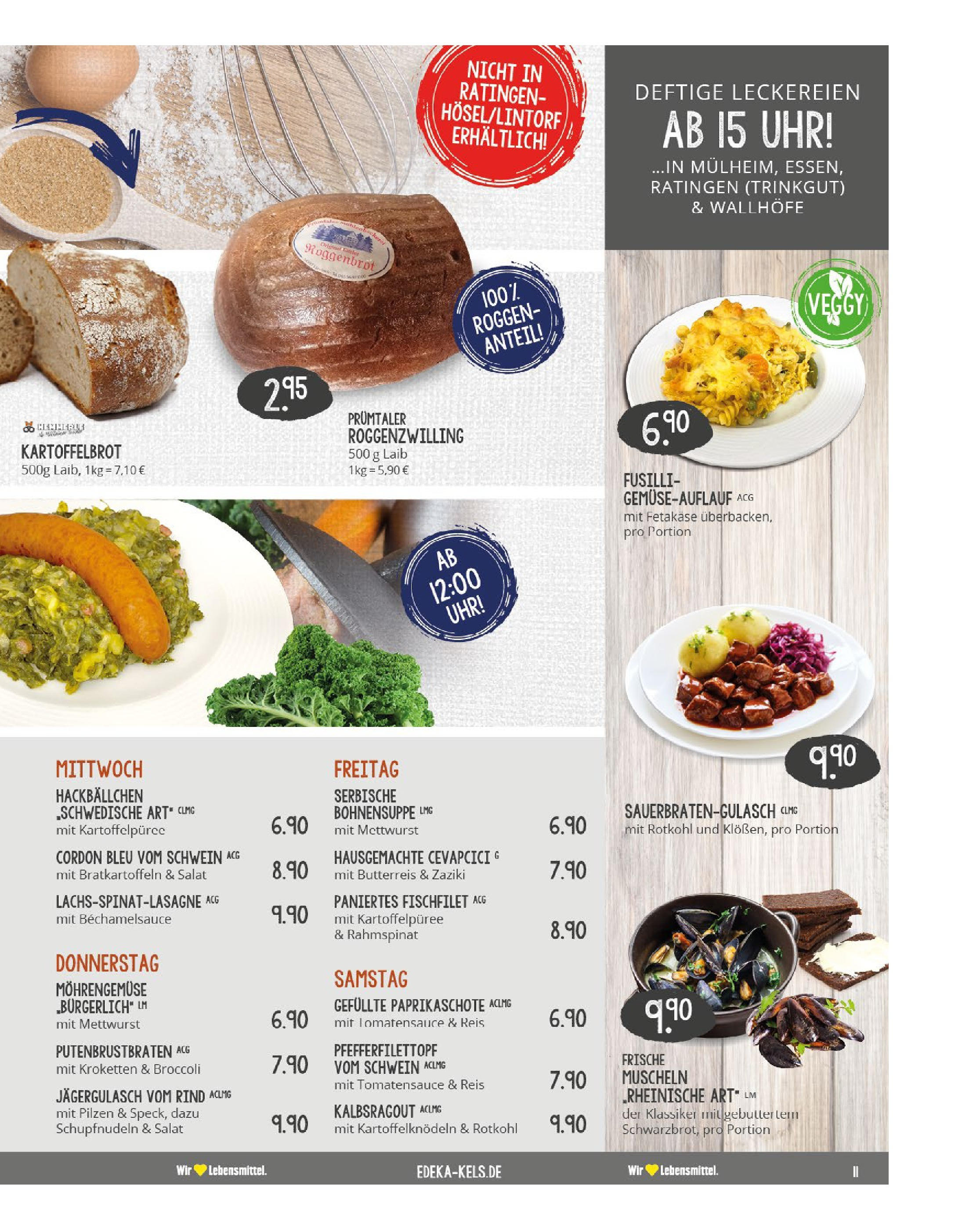 Edeka - EDEKA: Wochenangebote (ab 17.11.2024) » Angebote Online | Seite: 11 | Produkte: Cevapcici, Reis, Salat, Uhr