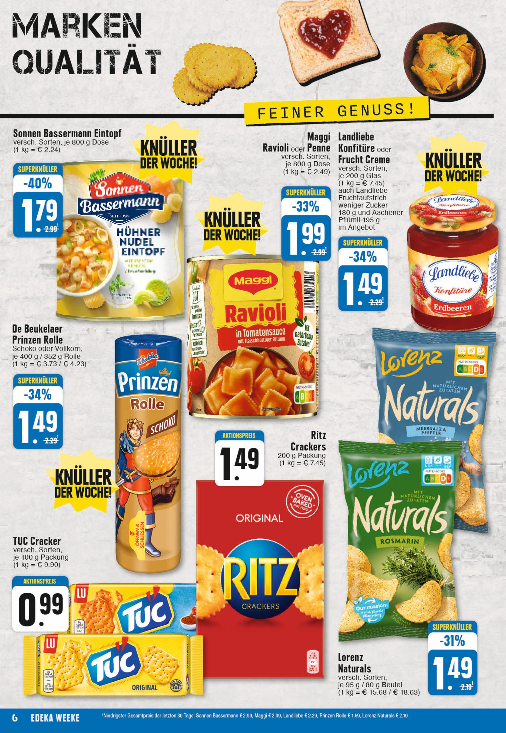 Edeka - EDEKA: Wochenangebote (ab 17.11.2024) » Angebote Online | Seite: 6 | Produkte: Maggi, Creme, Pfeffer, Pasta