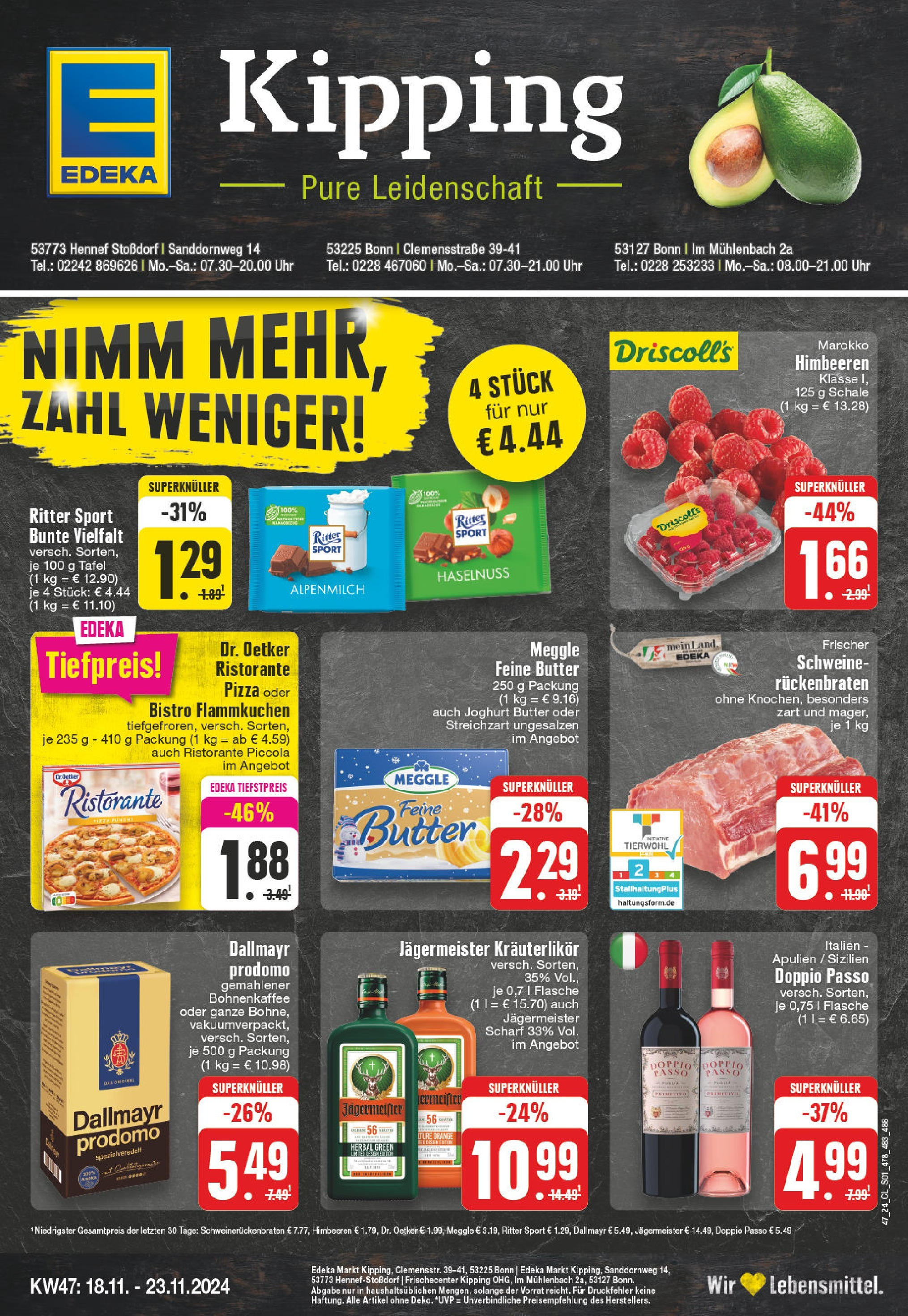 EDEKA Prospekt ab 17.11.2024 - EDEKA: Wochenangebote Online