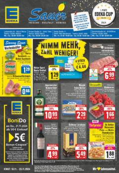 Edeka - EDEKA: Wochenangebote gültig ab dem 17.11.2024