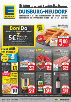 Edeka - EDEKA: Wochenangebote - gültig ab dem 17.11.2024 | Seite: 1 | Produkte: Ristorante, Butter, Ritter sport, Uhr