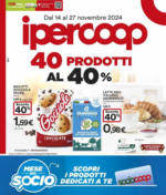 Ipercoop ì40 Prodotti al 40% - al 27.11.2024