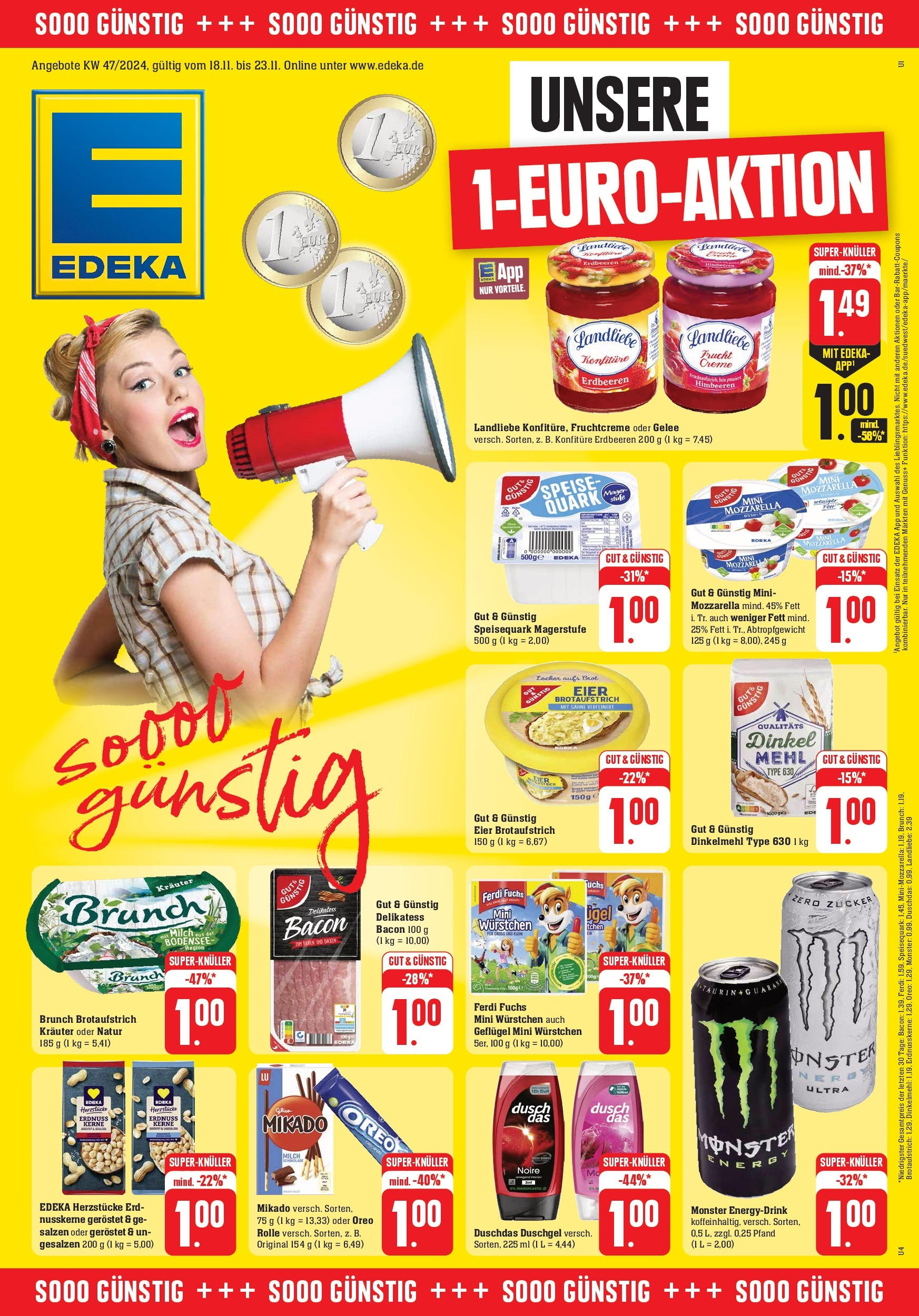 EDEKA Prospekt ab 17.11.2024 - EDEKA: Wochenangebote Online