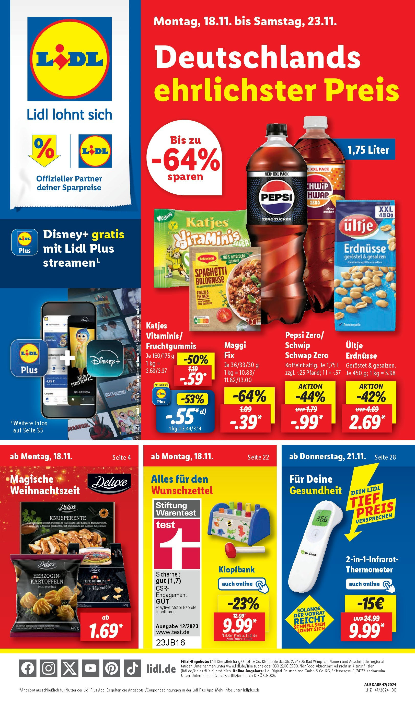 Lidl Prospekte gültig vom 18.11. bis 23.11. ᐉ Online Angebote der Woche