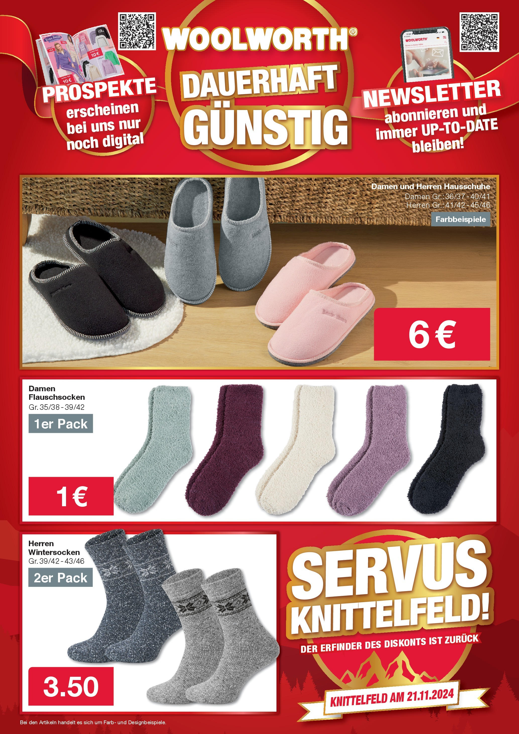 Woolworth Servus Knittelfeld von 16.11.2024 - Aktuelle Angebote | Seite: 6 | Produkte: Hausschuhe