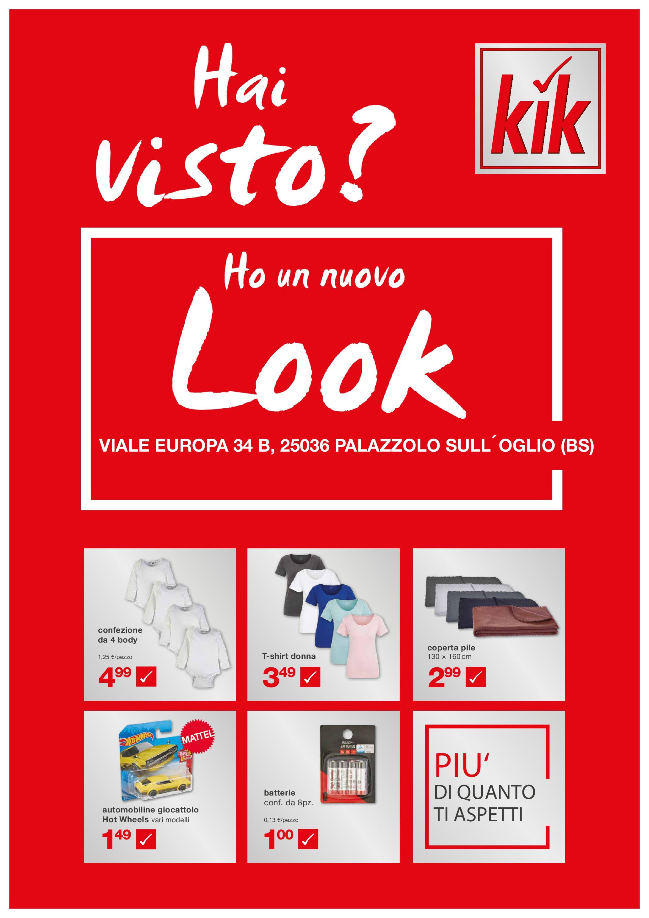 Volantino KiK valido da 16/12/2024 numero di pagina 1