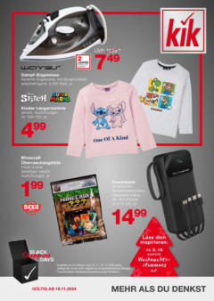 Vorschau der Angebote: Kik Black Friday gültig ab 18.11.2024