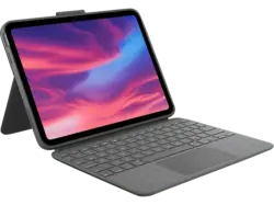 LOGITECH Combo Touch, iPad (10. Generation), DEU (Qwertz), Grau; Tablet Tastatur