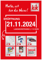 KiK KiK: Neueröffnung Wien Landwehrstraße - bis 22.11.2024