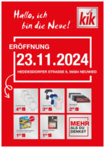 KiK KiK: Neueröffnung in Neuwied - bis 24.11.2024