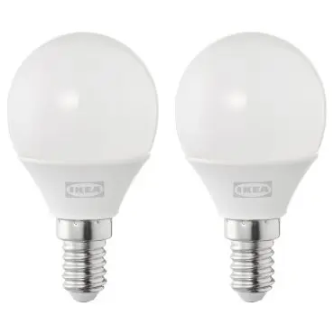 SOLHETTA LED крушка E14 250 лумена, 2 бр. в к-т