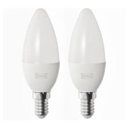 SOLHETTA LED крушка E14 470 лумена, 2 бр. в к-т