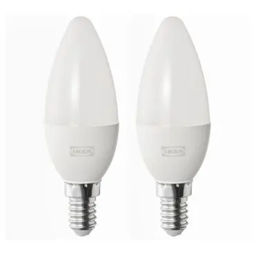 SOLHETTA LED крушка E14 470 лумена, 2 бр. в к-т